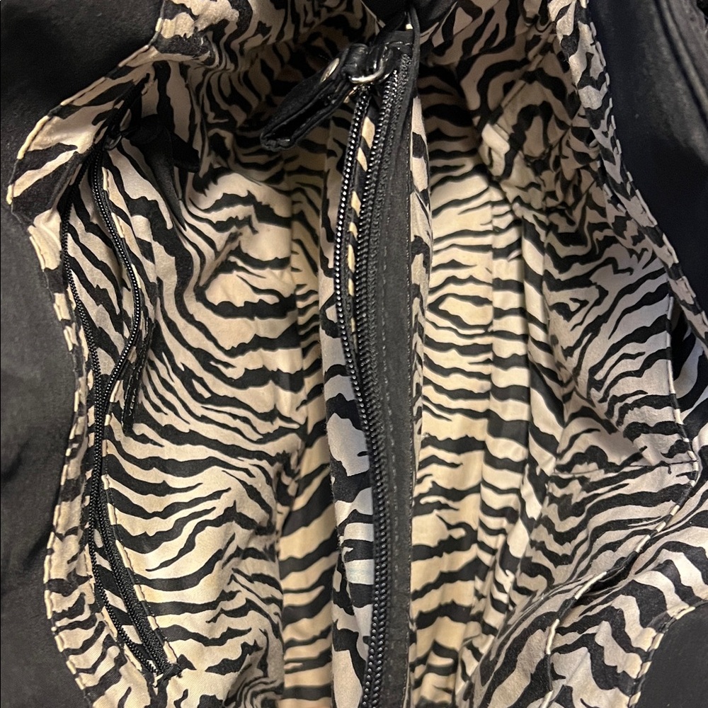 Vera Bradley Black Quilted Shoulder Bag - Picture 9 of 16